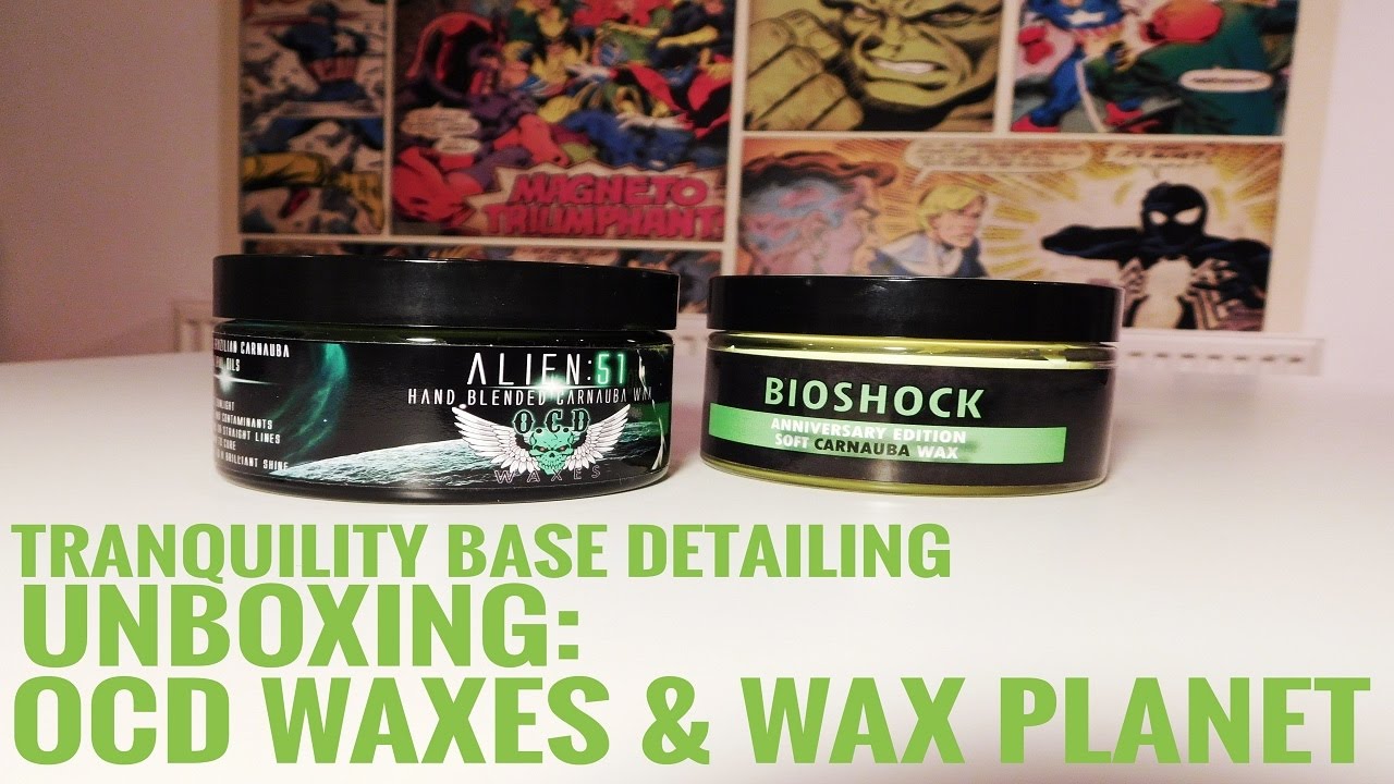 Tranquility Base Detailing Unboxing: OCD Waxes & Wax Planet