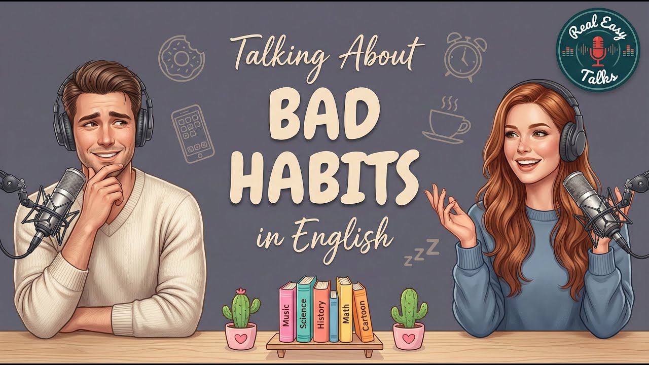 How to talking about Bad Habits in English | English Podcast for Beginners | English Conversation