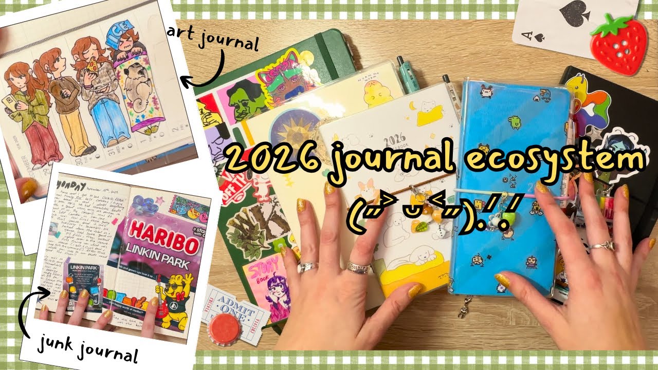 my journal ecosystem ✩ art, junk, tarot, memory keeping and much more~