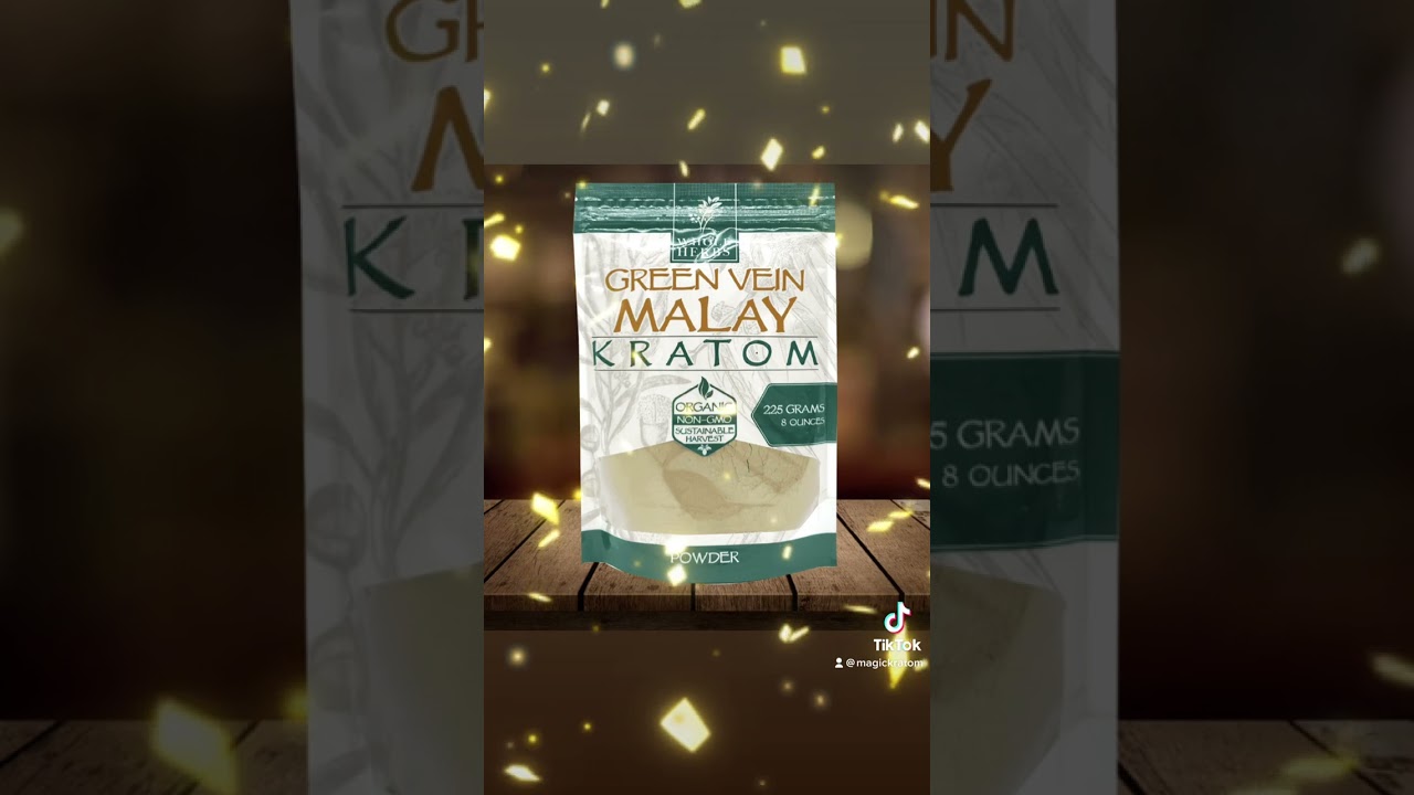 Whole Herbs Green Vein Malay Kratom Powder is Organic, Non-GMO, and All Natural! #health #shorts
