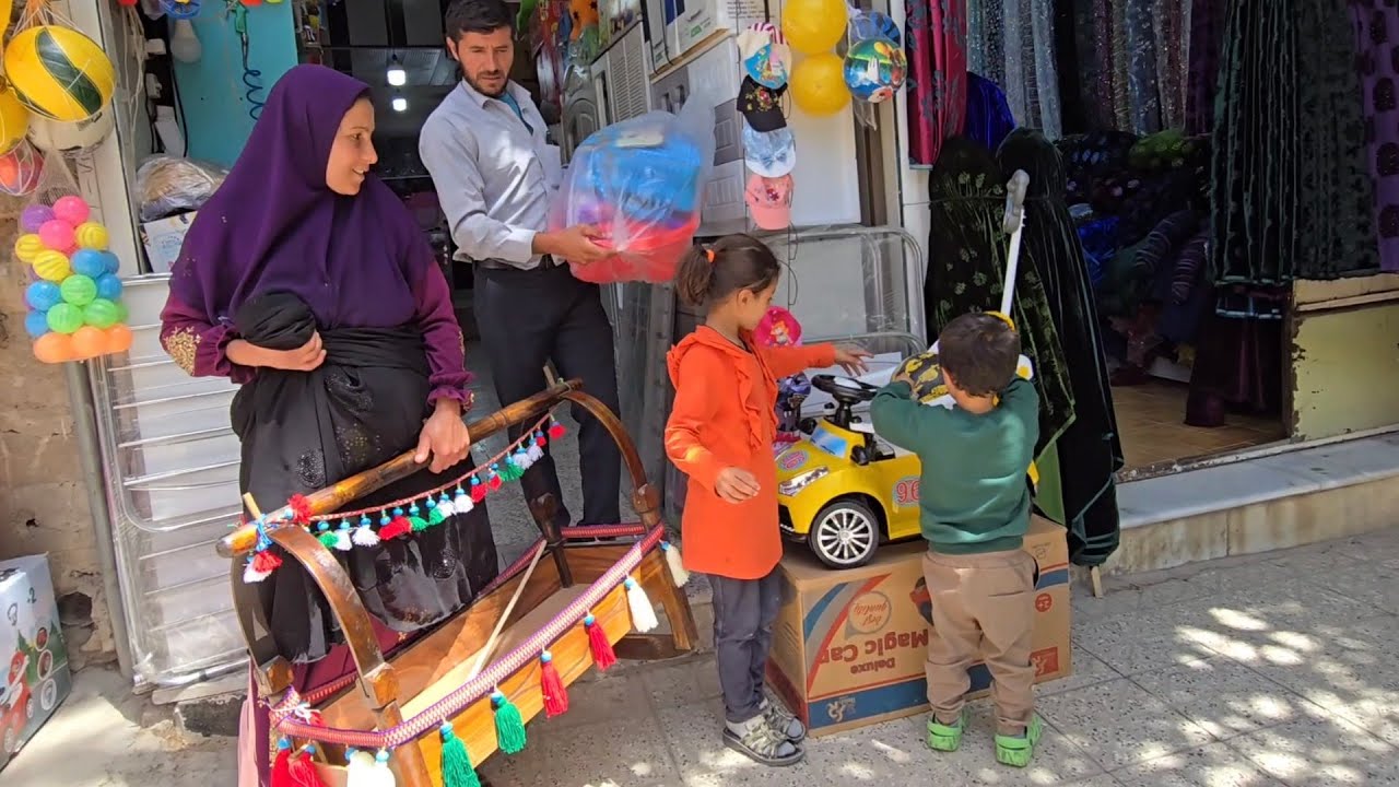 Atabak and Shahin's trip to the city to buy baby supplies 👶🏻