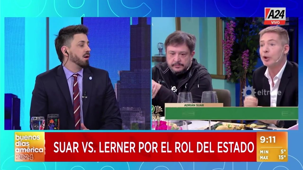 🗣 Adrián Suar Vs. Alejandro Lerner por el rol del Estado
