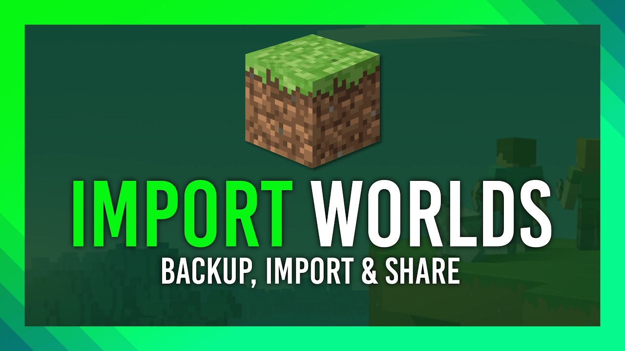 Импорт миров Minecraft | Руководство 2024 | Java/Microsoft Minecraft