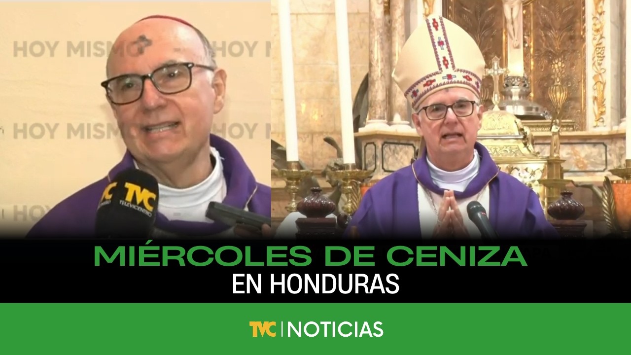 Miércoles de Ceniza en Honduras: iglesias celebran misas en inicio de cuaresma