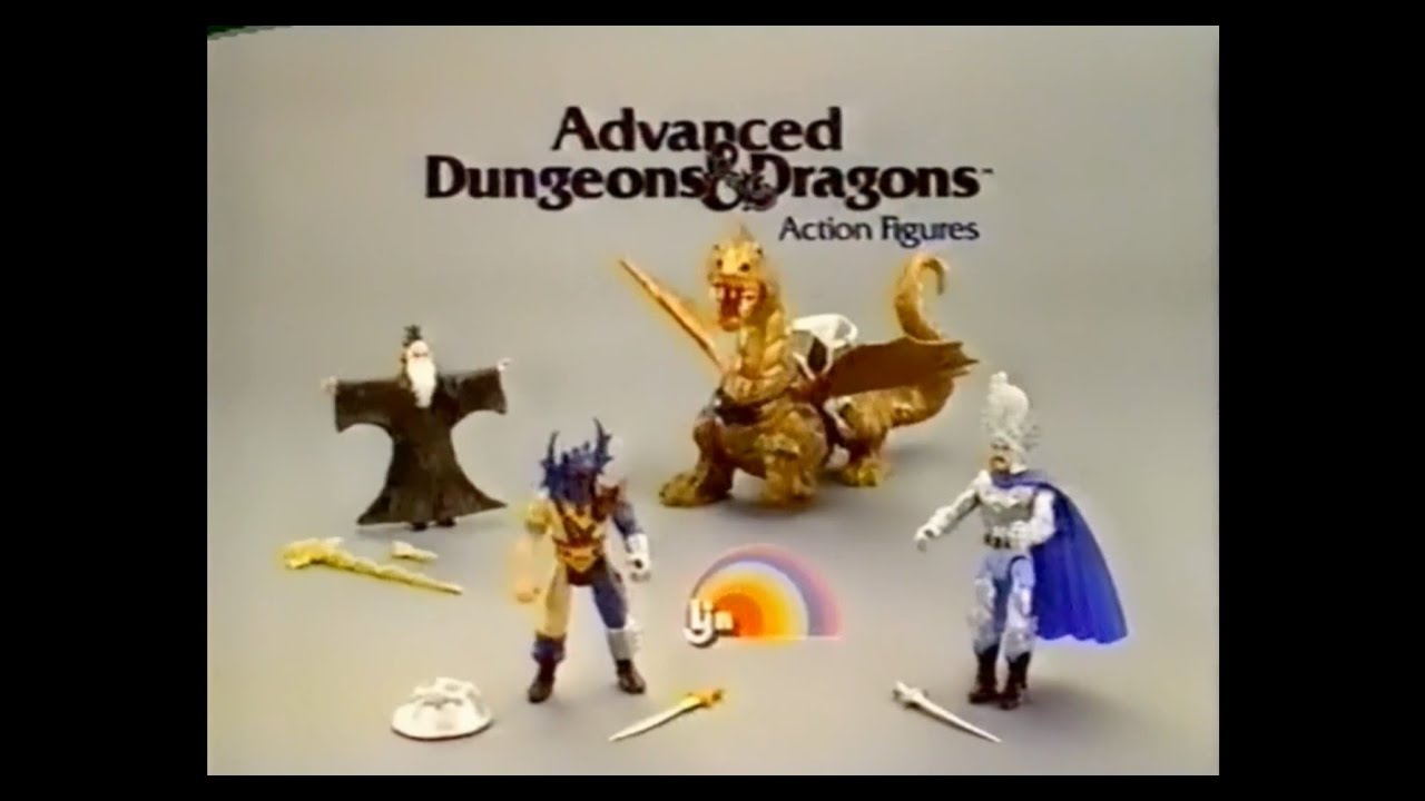 Advanced Dungeons & Dragons: Bronze Dragon & Action Figures (LJN commercial, 1983)