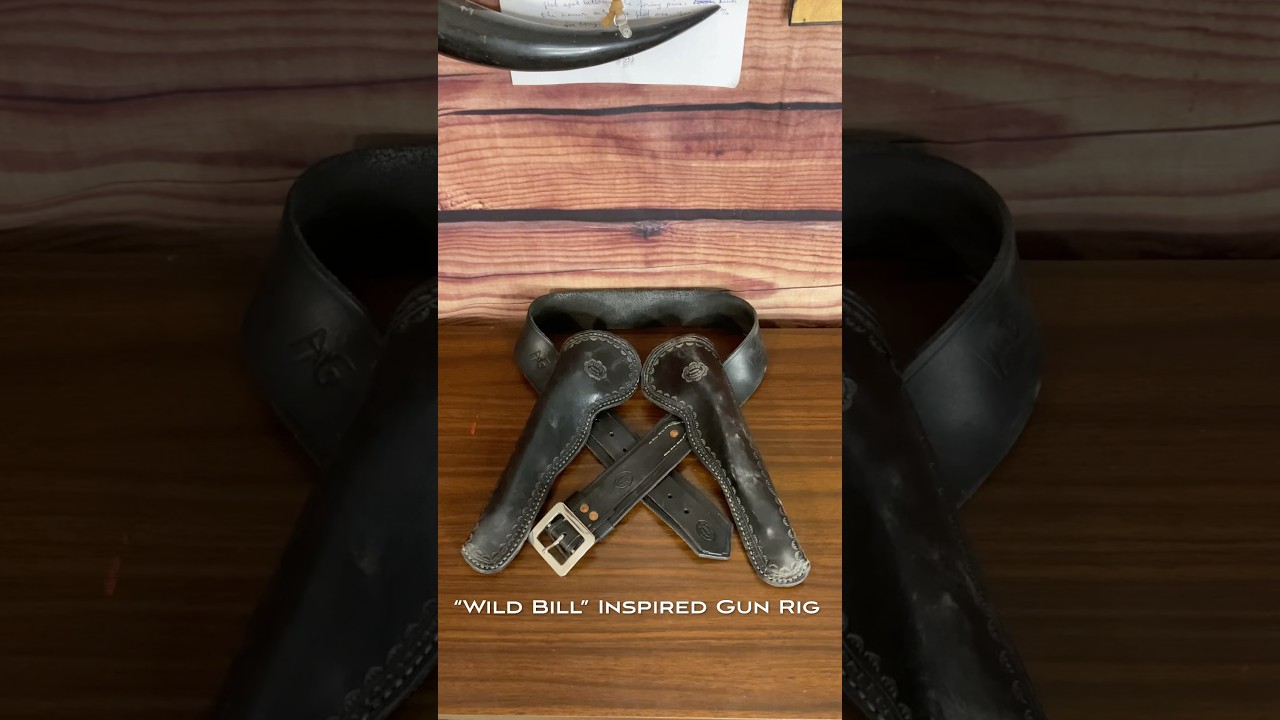 Wild West Gun Leather! #wildwest #cowboy #history #rdr2 #gunslinger #leather #frontierlife #guns