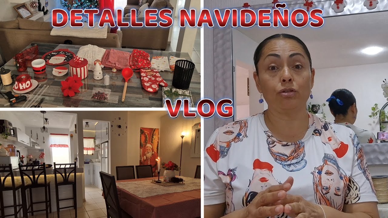 📹DETALLES NAVIDEÑOS EN COCINA Y COMEDOR🎄🎅🏻/VLOG✨/Alin VM👩🏻