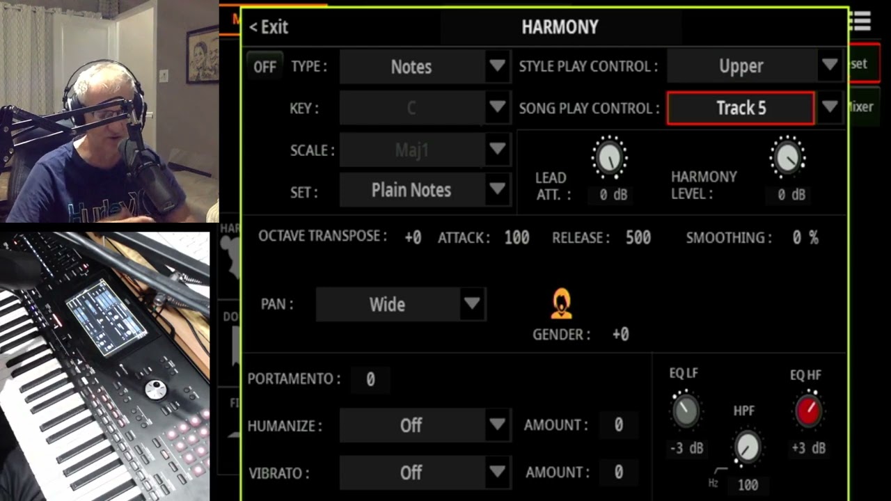 Korg PA5x Mikrofonski Efekti za glas