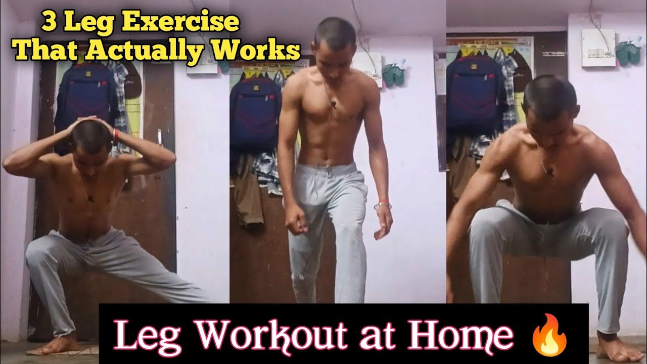 Sirf 3 Exercises Se Powerful Legs 💥 Complete Leg Workout Guide | Beginner to Advanced Leg Workout 🏋