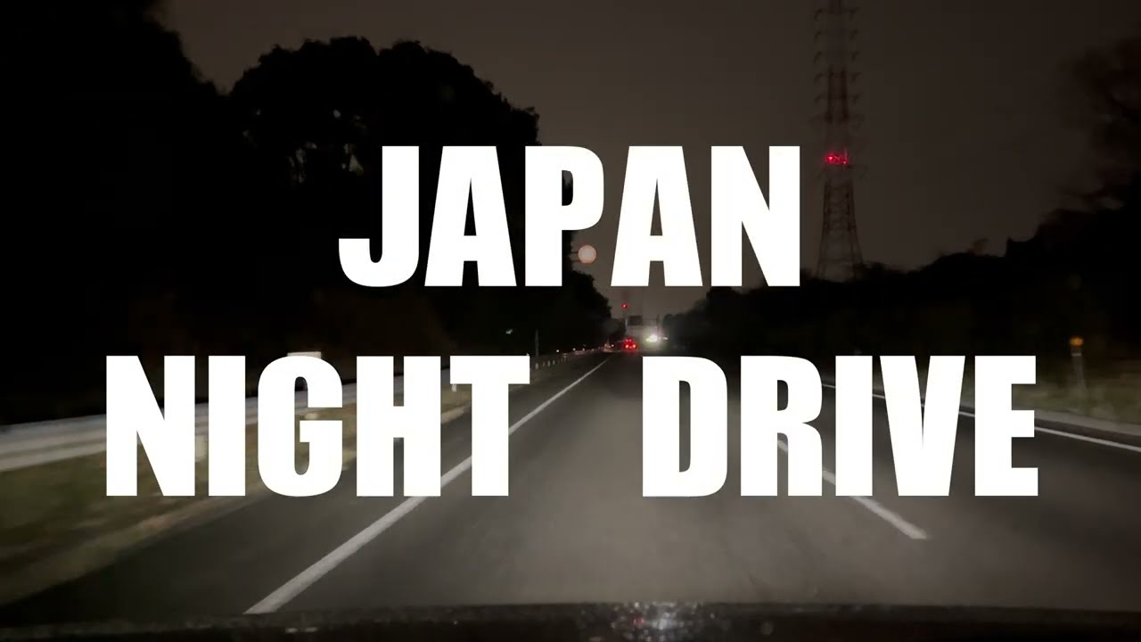 Silent Night Drive in Japan sp | 4K 60fps
