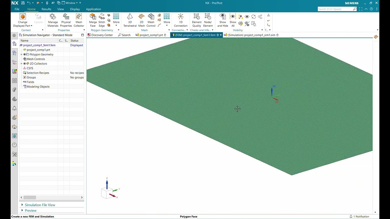 Finite element analysis on composite laminate using Siemens NX