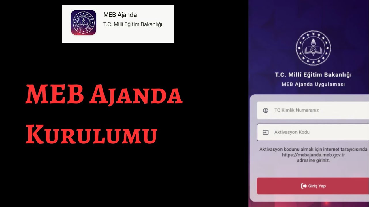 MEB Ajanda Kurulumu