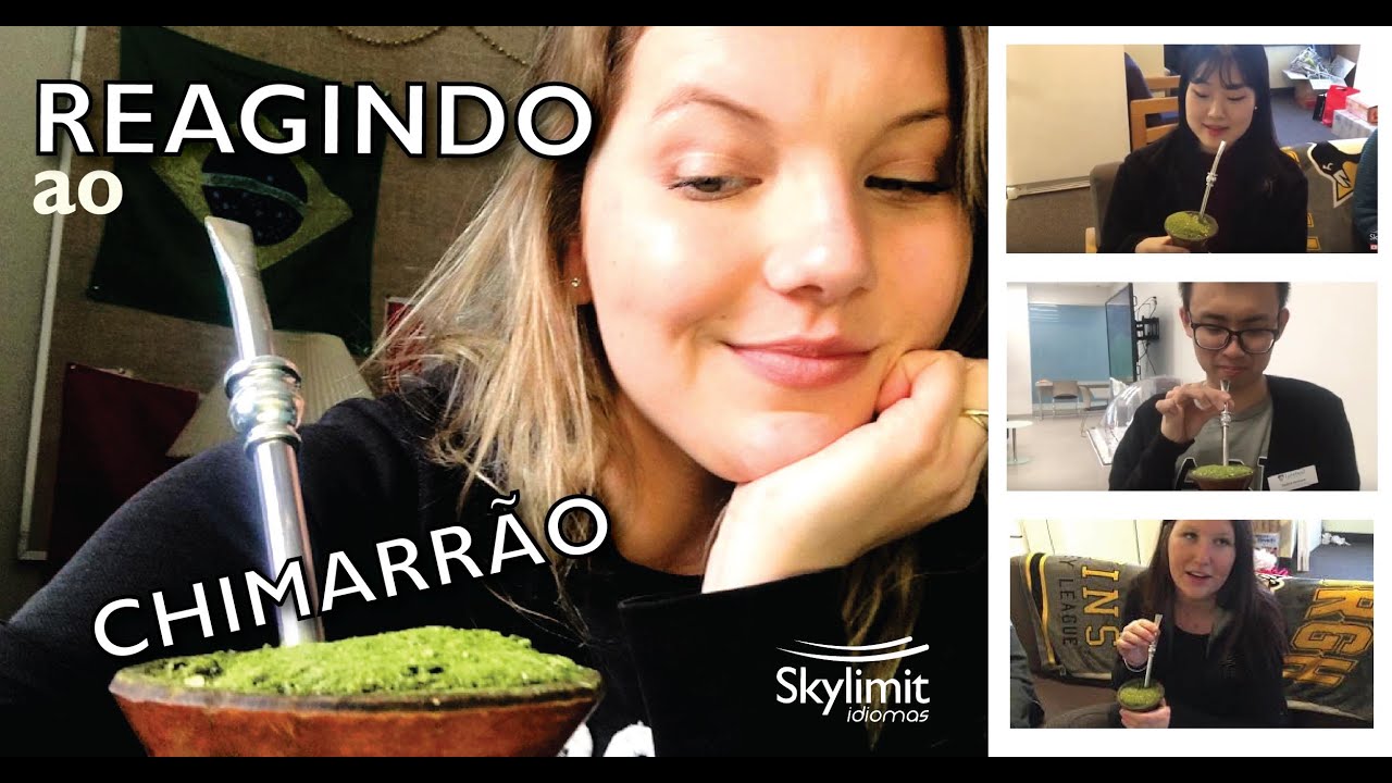 ESTRANGEIROS reagindo ao CHIMARRÃO