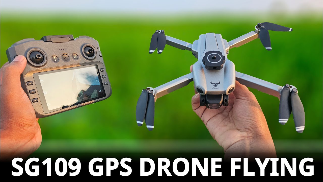 SG109 Drone Camera Flying Test | GPS 4K Drone Full Flight Review & Range Test 2025