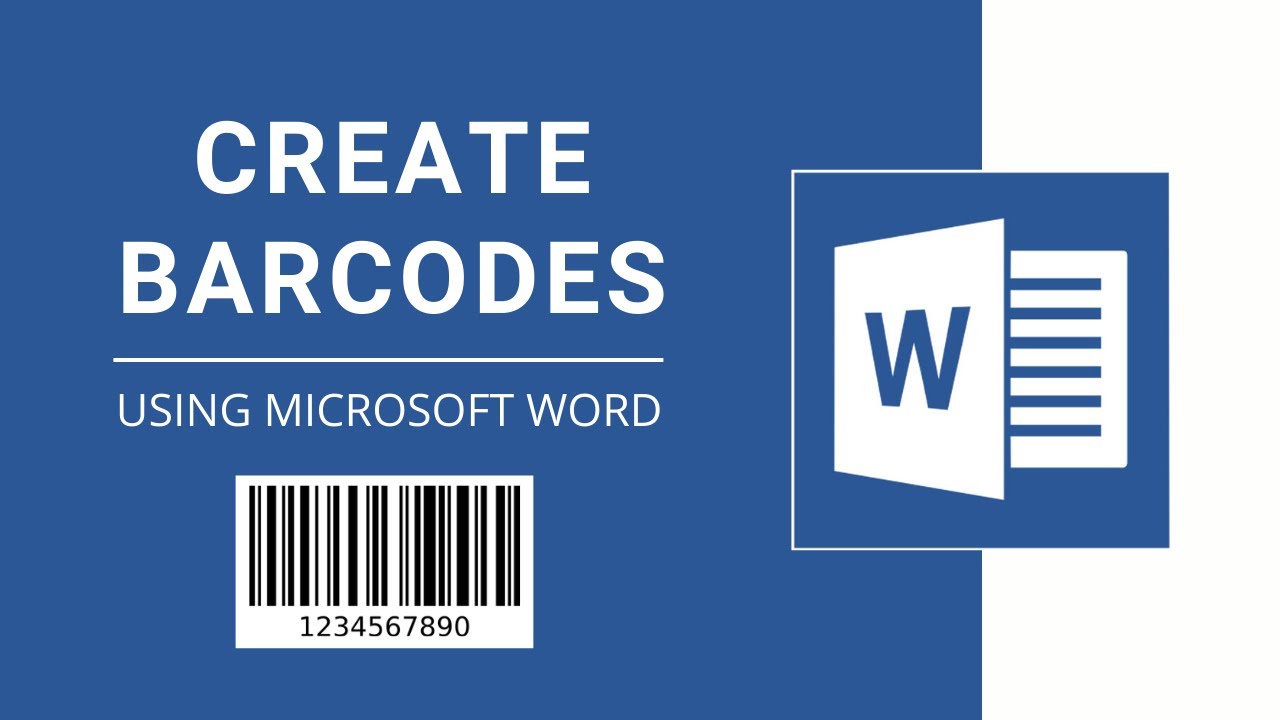 How to Create Barcodes in Microsoft Word
