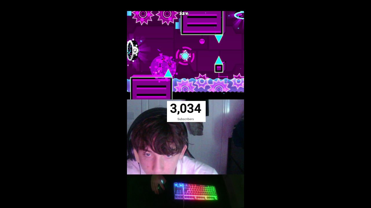 51/365 Playing Geometry Dash Beating Deadlocked!!!