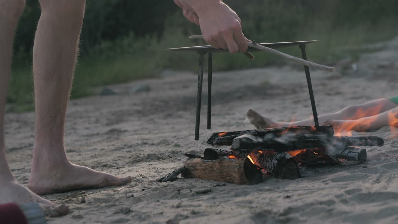 Dalum outdoor cooking family in swedish summer