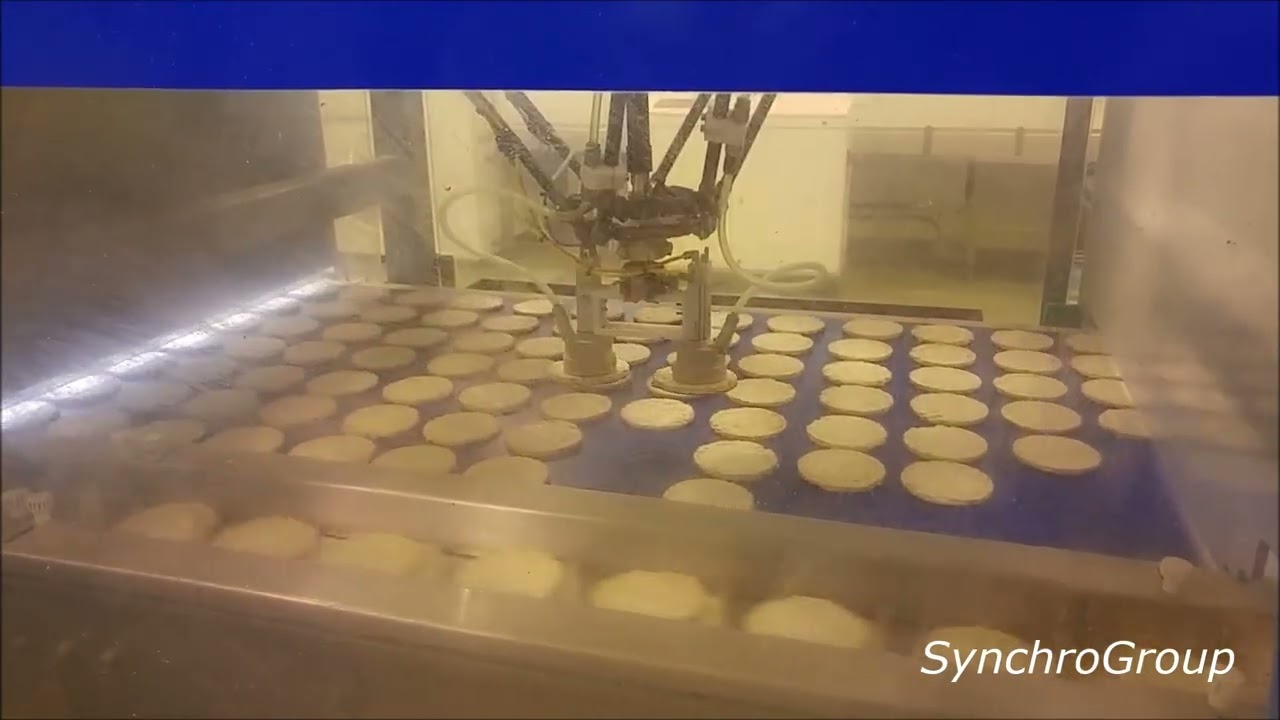 Wafle ryżowe | Flowpack Synchropack | pakowanie wafli | XPack - Maszyny Pakujące
