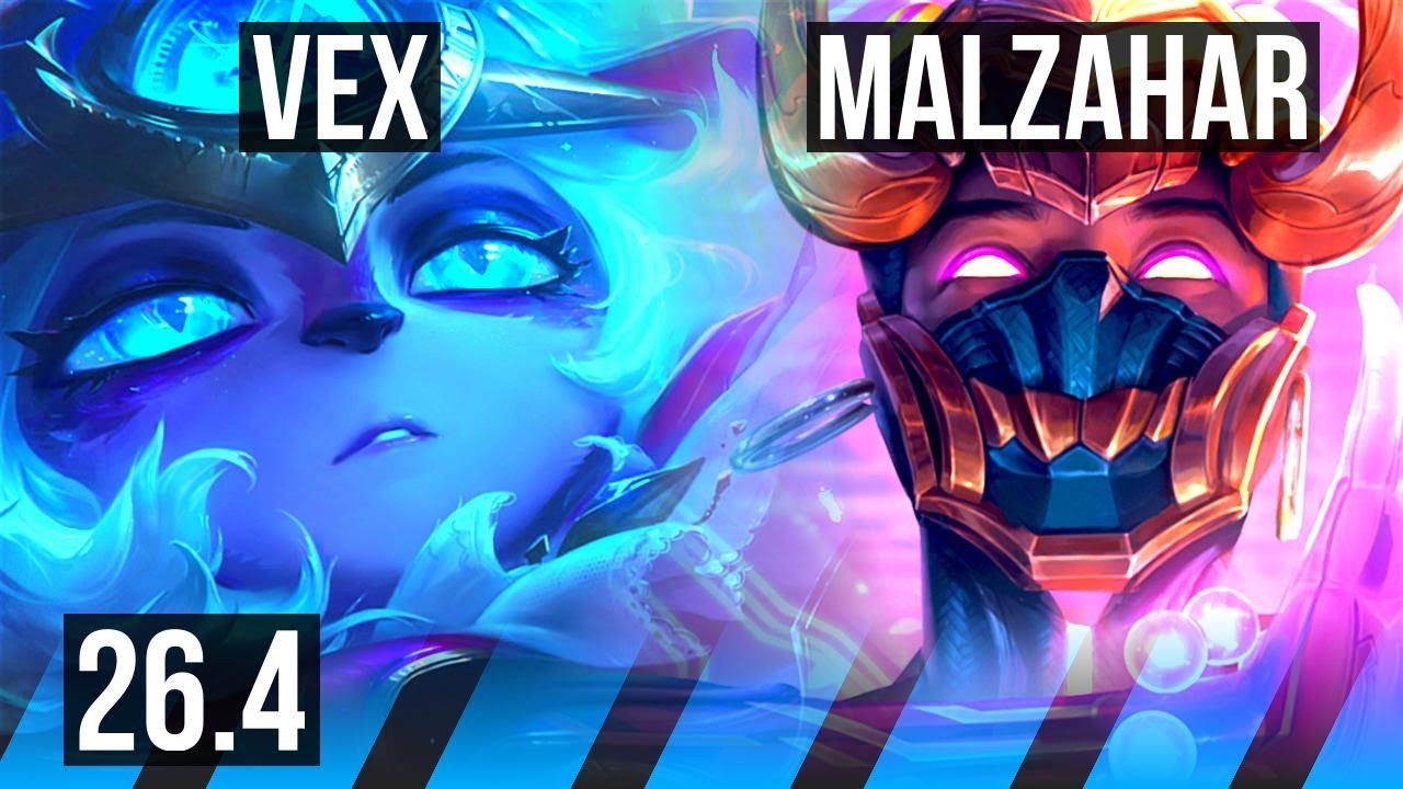VEX vs MALZAHAR (MID) | EUW Diamond | 26.4