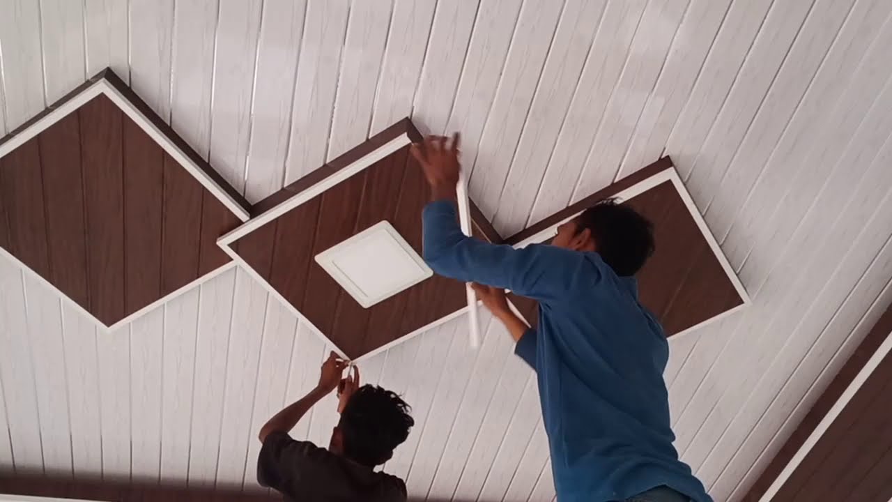 Cara buat 3 ornamen Plafon PVC