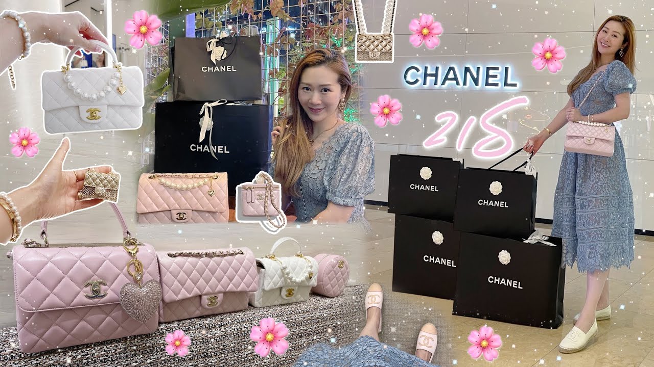 CRAZY CHANEL SHOPPING VLOG 🤩🛍 I GOT THE HOTTEST 21S BAGS 💖🦄 SHOP WITH ME + TRY ON 👛 LINDIESS