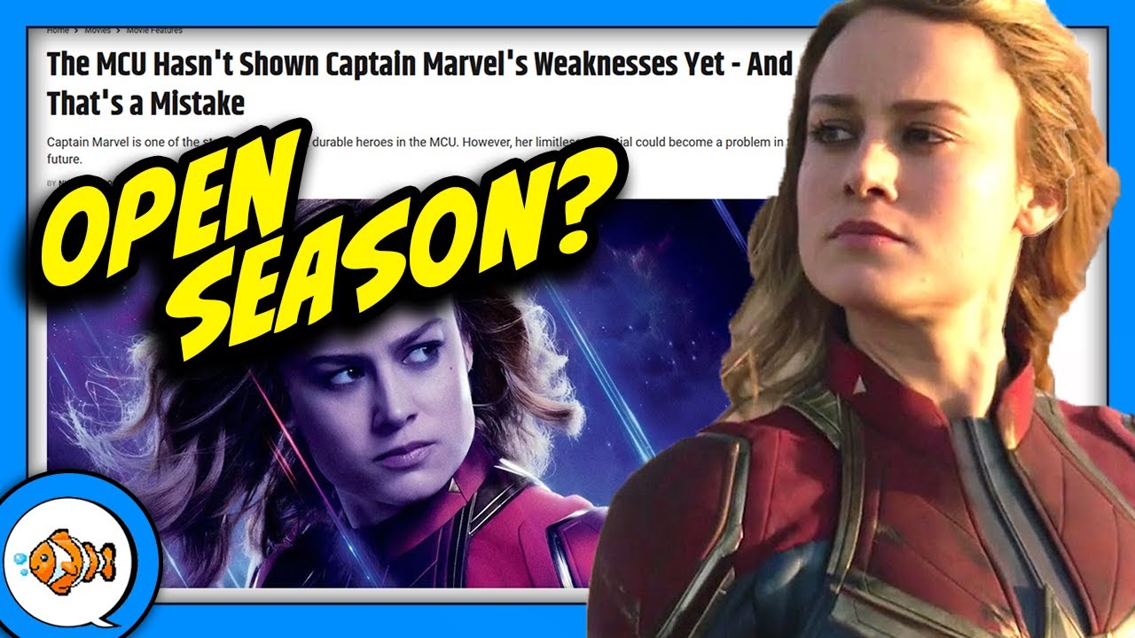 It's OK to Dunk on Captain Marvel Now.