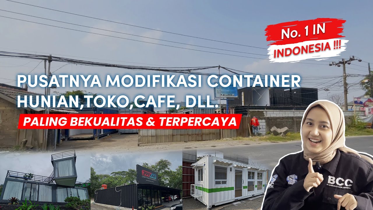 Pusatnya modifikasi CONTAINER no.1 di Indonesia untuk jadi RUMAH,CAFE,OFFICE,HOTEL,TOKO,GLAMPING.