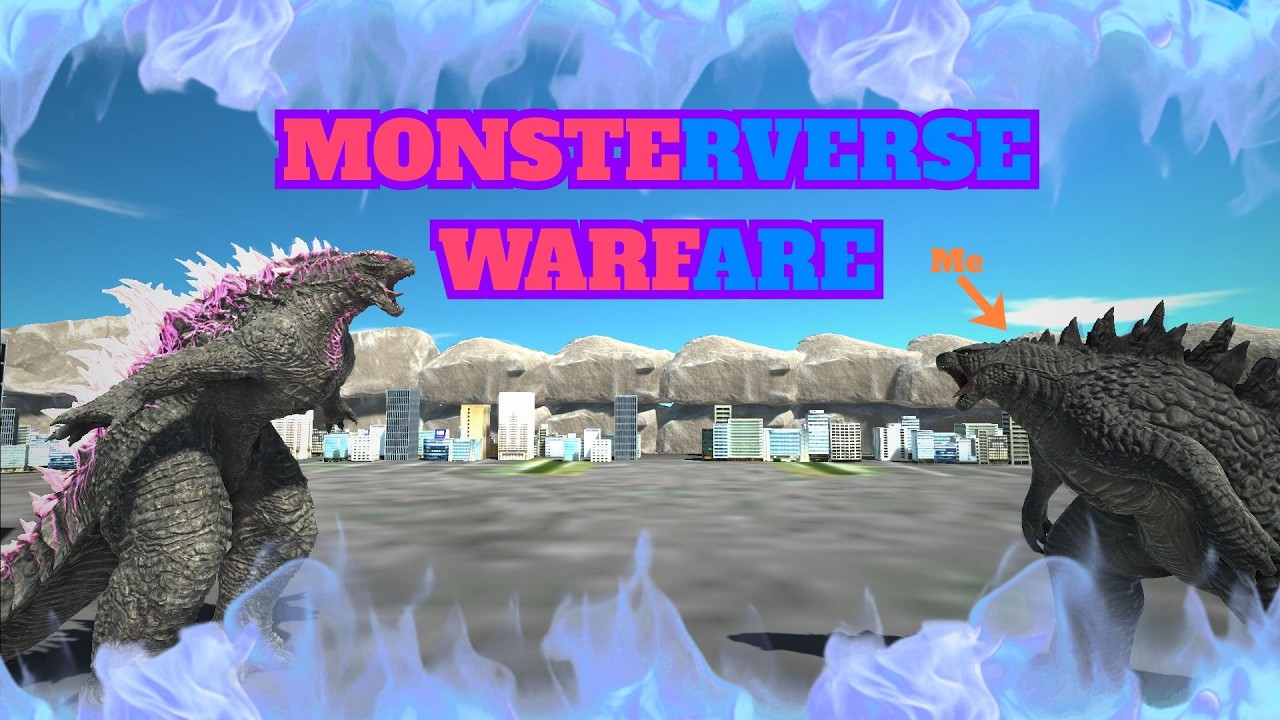 Playing as Godzilla 2014 in MonsterVerse Warfare | Animal Revolt Battle Simulator MODTT