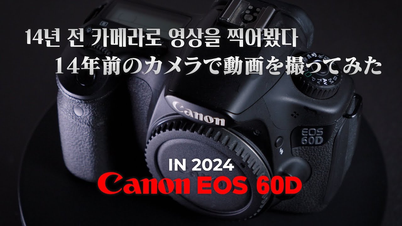 14년 전 카메라로 영상을 찍어봤다 캐논 30D와 60D의 기억 | Canon EOS 60D in 2024 and Canon EOS 30D