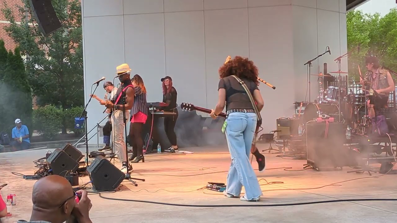 Slapbak in concert at the Dayton Funk Fest at the Levitt Pavilion, Dayton OH -part1