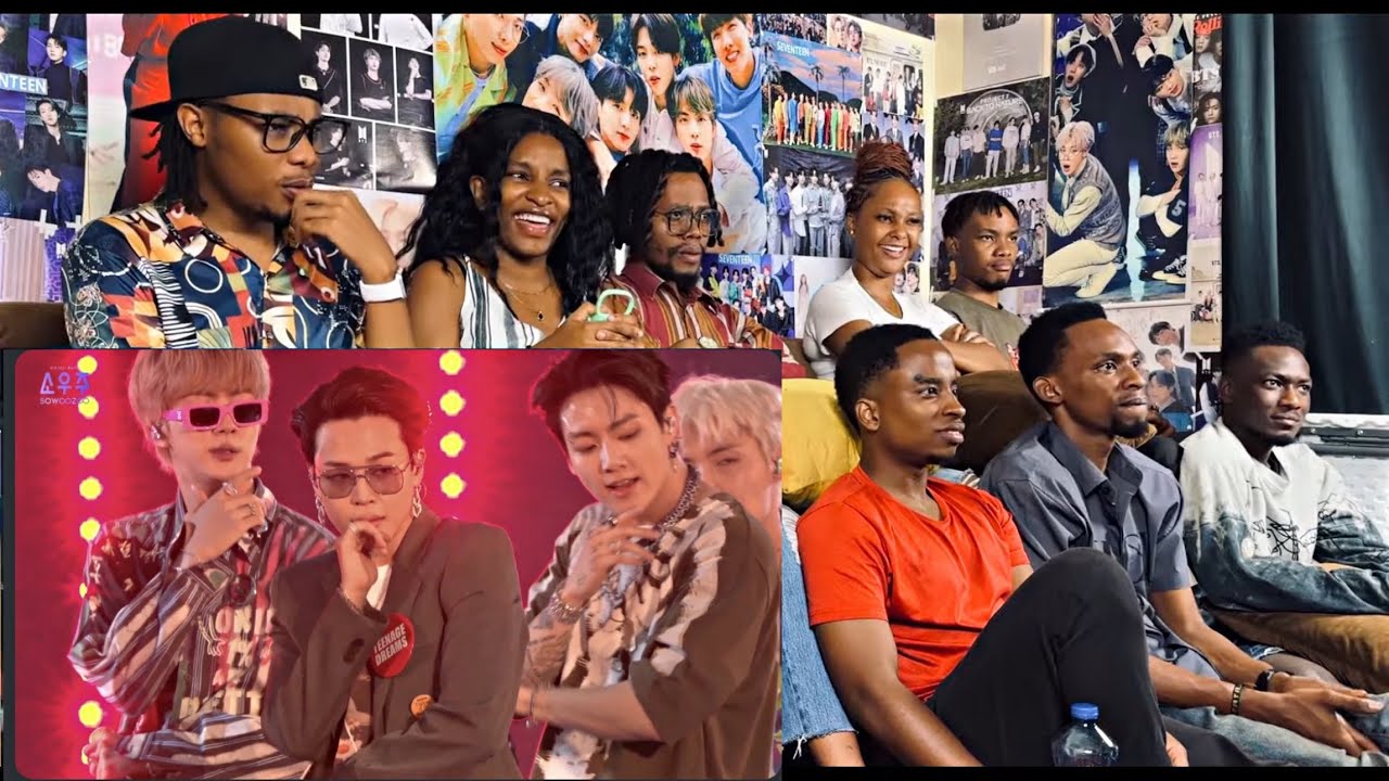 AFRICANS SHOW THEIR FRIENDS BTS 'NOT TODAY' + 'FIRE' LIVE PERFORMANCE 4K @ BTS 2021 MUSTER SOWOOZOO