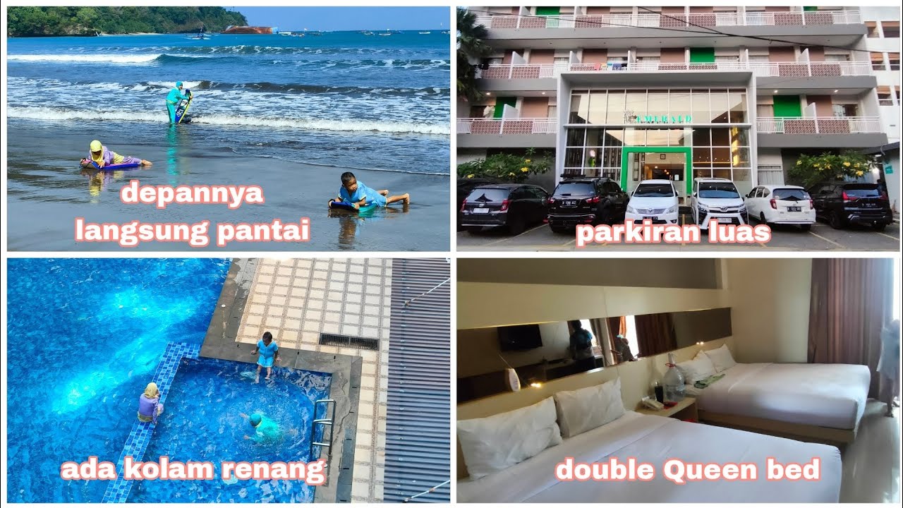 Review hotel 400 ribuan di Pangandaran, Rekomendasi liburan sekolah | Emerald Hotel Pangandaran