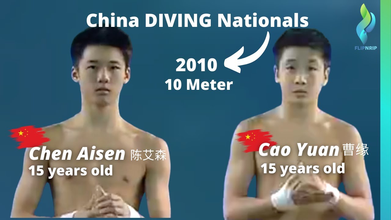 2010 Chen Aisen 陈艾森 vs Cao Yuan曹缘 China Diving Nationals Men 10 Meter Diving
