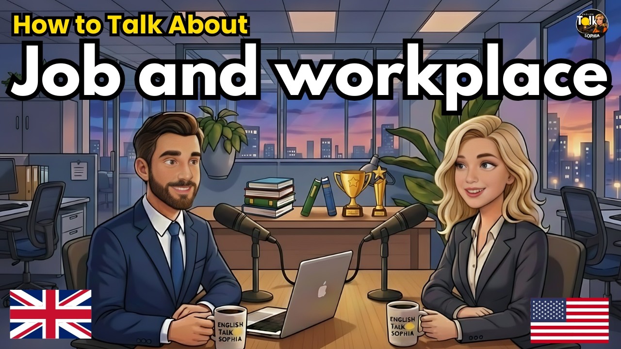 100 Essential Phrases & How to Talk Job and workplace in English | English Conversation Practice