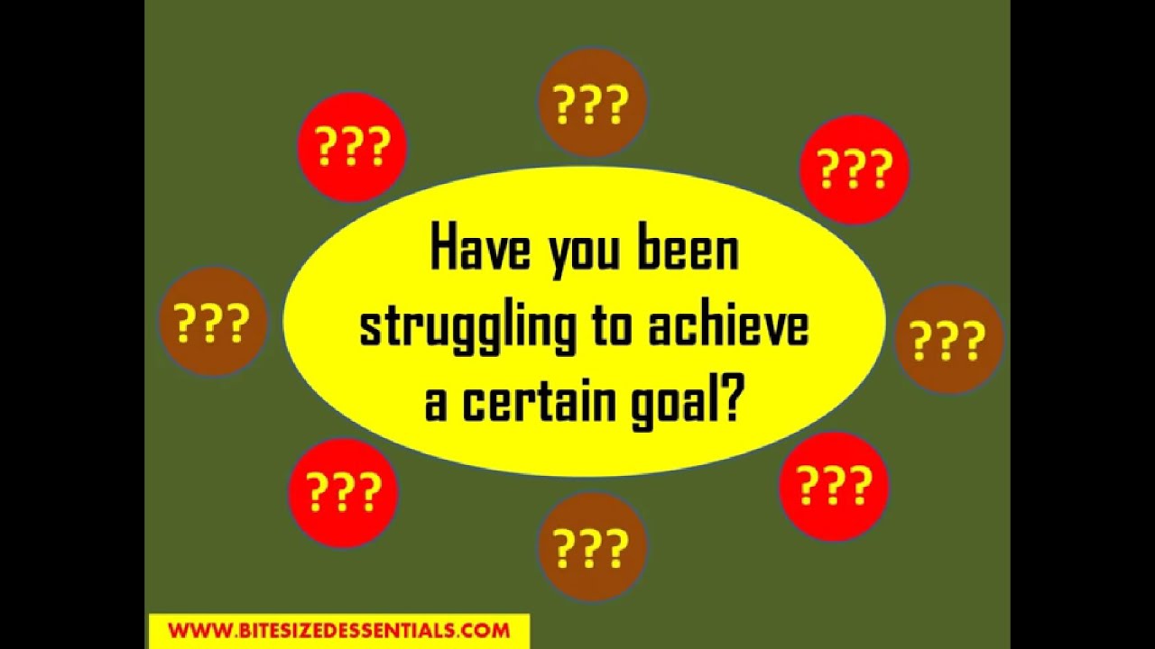 Why do we fail in achieving our goals?