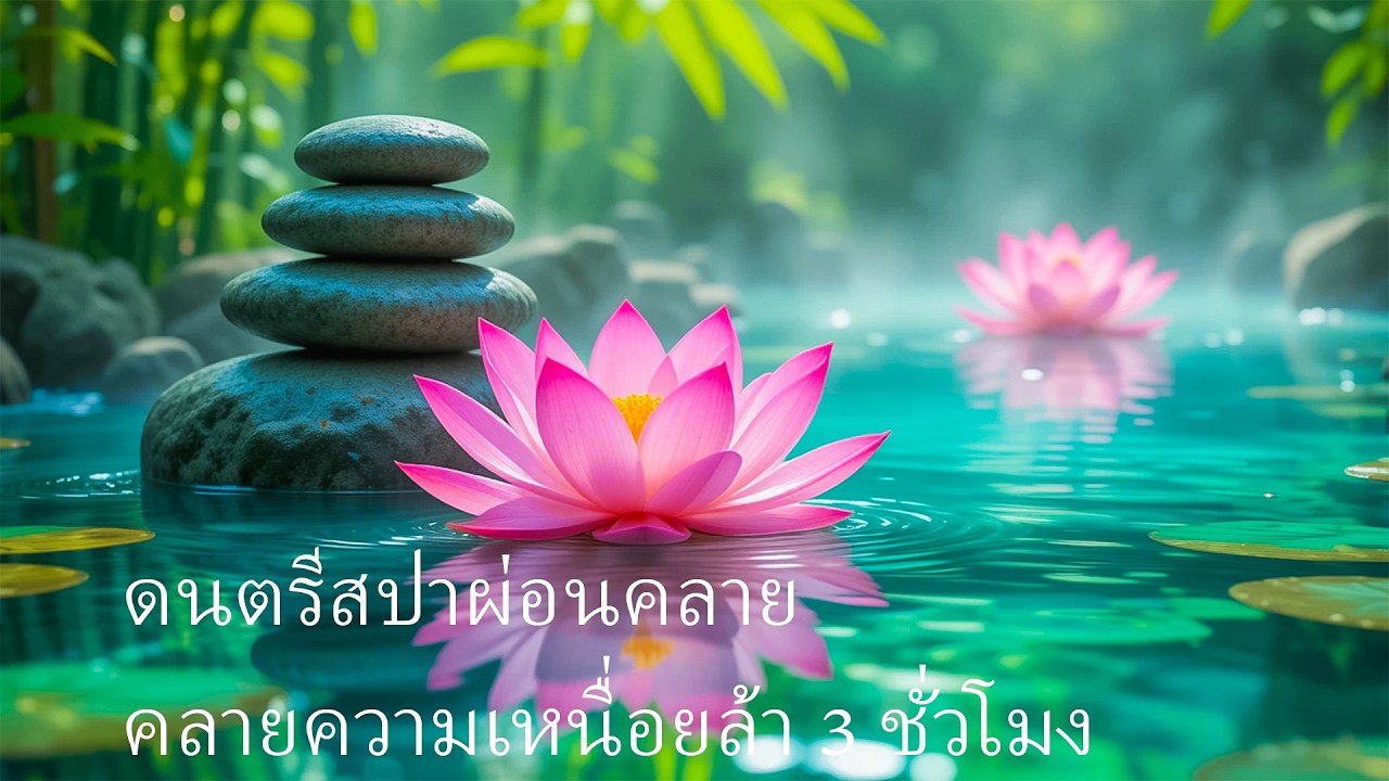ดนตรีสปาผ่อนคลาย สงบสุขไปกับเสียงเพลงธรรมชาติ:  3 ชั่วโมง สู่ความสงบภายใน #relaxing #สปา #nature