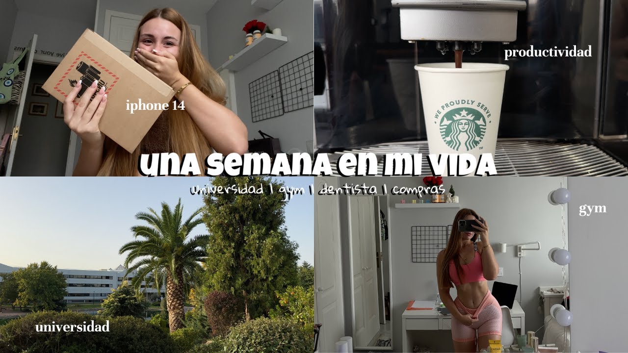 1 SEMANA EN MI VIDA 🍂 | iPhone 14, universidad, gym, productividad......