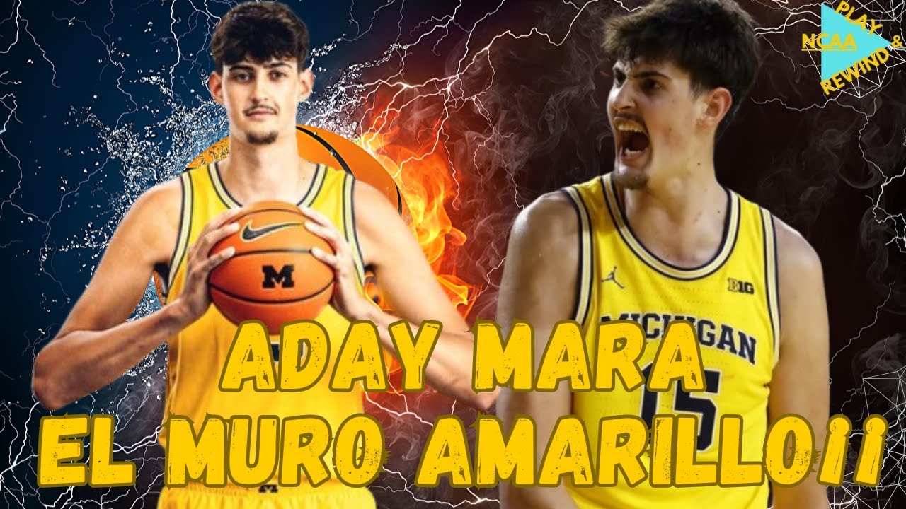 ADAY MARA ES INSUPERABLE EL MURO DE MICHIGAN¡¡ - Higlights vs Ohio st 24/01/2026
