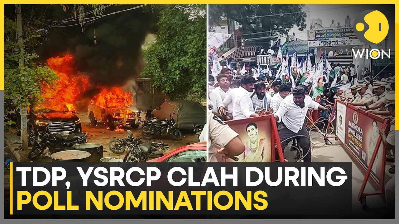 YSRCP Candidates Face Attacks While Filing Nominations For Polls | WION News