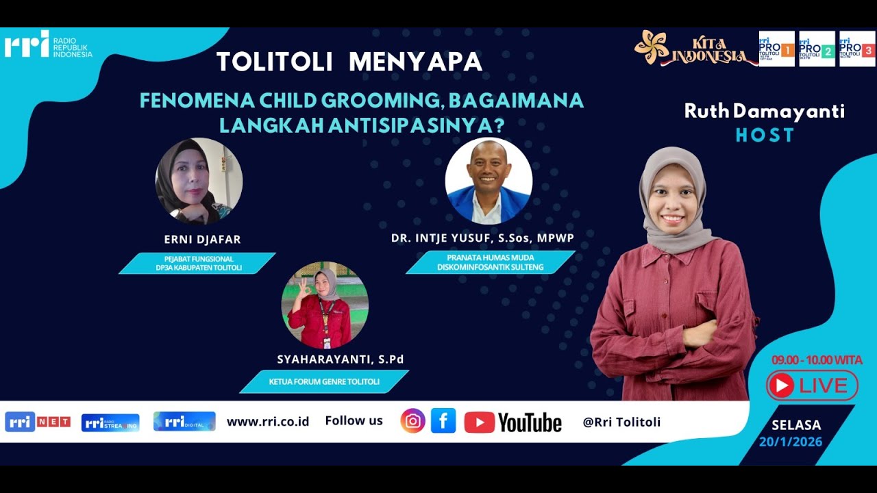 TOLITOLI MENYAPA - FENOMENA CHILD GROOMING, BAGAIMANA LANGKAH ANTISIPASINYA ?