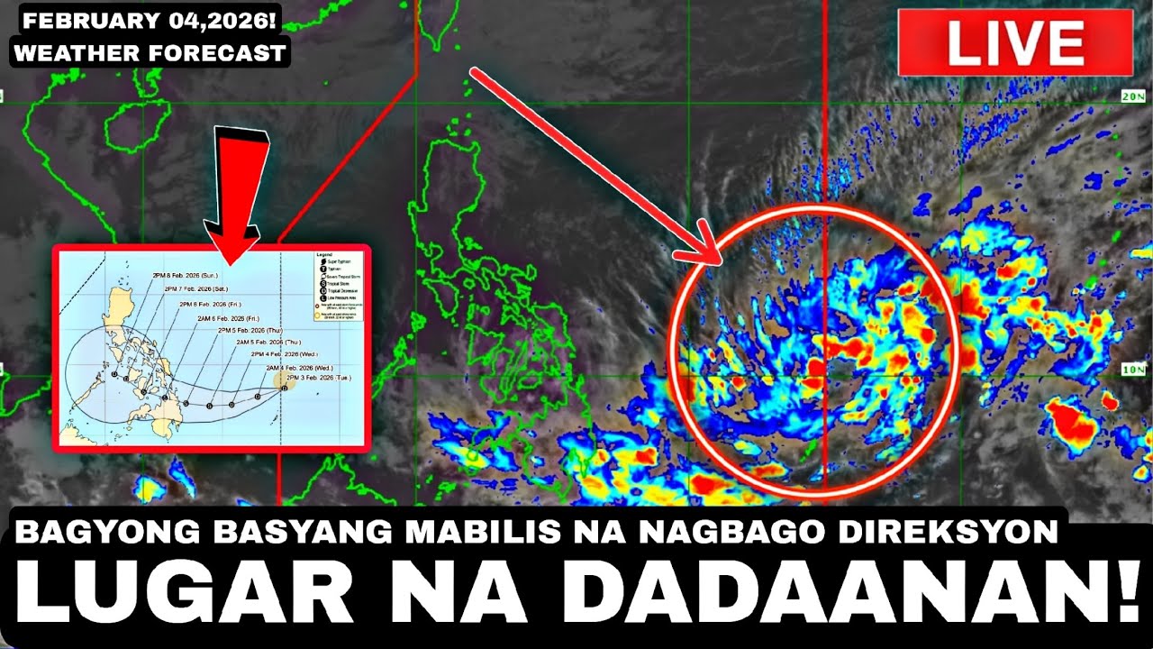 FEBRUARY 04,2026! Ang Mga LUGAR Na TATAMAAN NG BAGYONG BASYANG! LALAKAS BA SA Super TYPHOON?