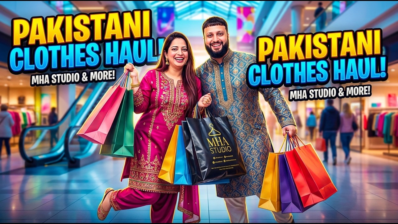 TAYYABA GOES PAKISTANI SUIT SHOPPING!!! GIFT FOR TAYYABA!! WE COME ACROSS A NEW SHOPPING MALL BAZAR
