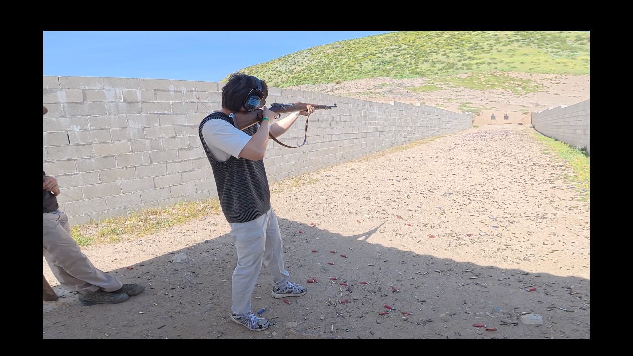 M1 Garand, Kar98, Glock Classic Shoot in Route66 Shooting Lounge at California