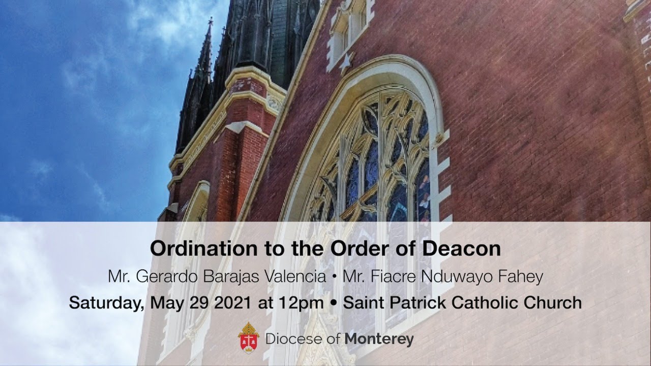 Ordination to the Order of Deacon at Saint Patrick Catholic Church