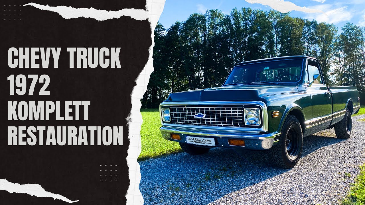 Chevrolet C 10 Pickup Truck 1972- Full Restoration I Classic Cars Munich