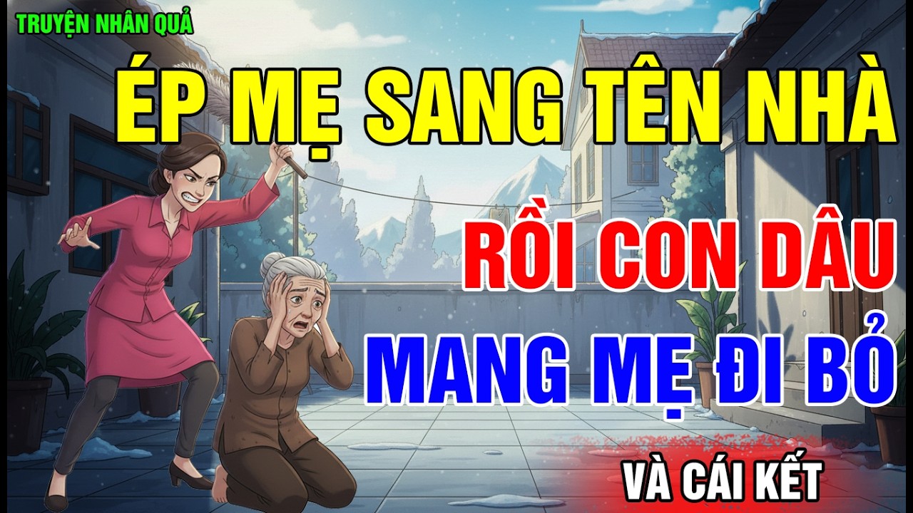 Chuyện Nhân Quả: Ép Mẹ Già Sang Tên Nhà Cửa, Rồi Con Dâu Mang Mẹ Đi Bỏ, Và Cái Kết
