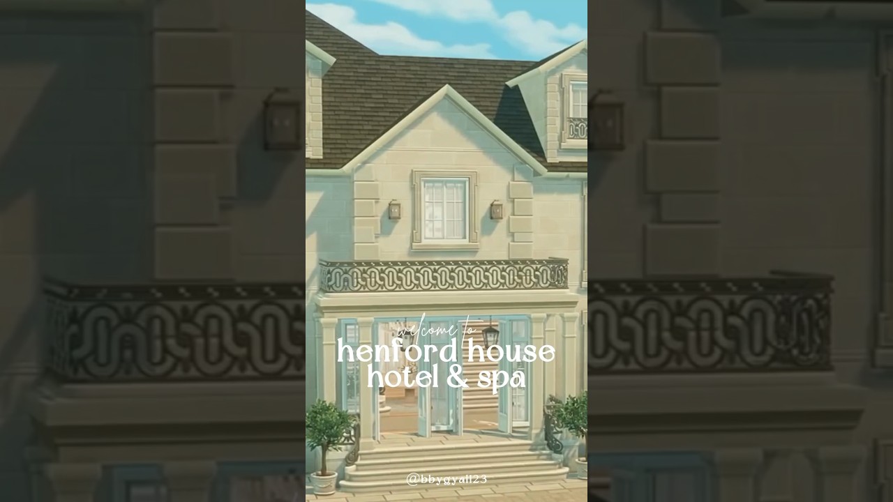 henford house hotel & spa ♡ - #shorts #thesims4 #thesims4builds #thesims4cc
