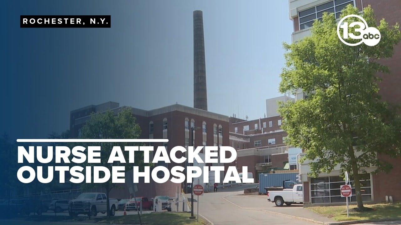 Hospital employee finds colleague covered in blood following attack