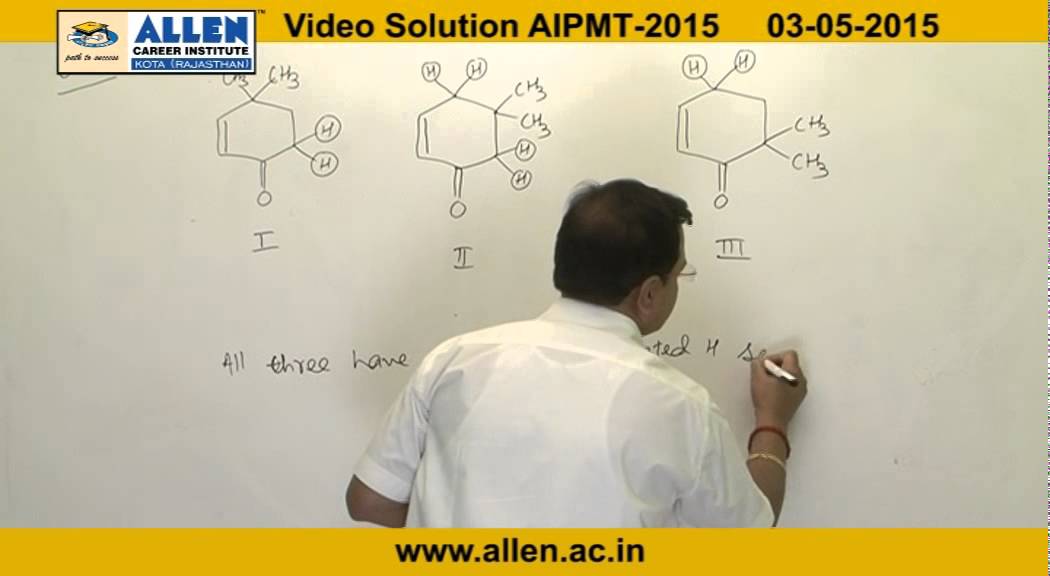 AIPMT 2015 video solutions &ndash; Chemistry Q. No. 41,43,44 &ndash; AIPMT 2015 Q&A BY ALLEN