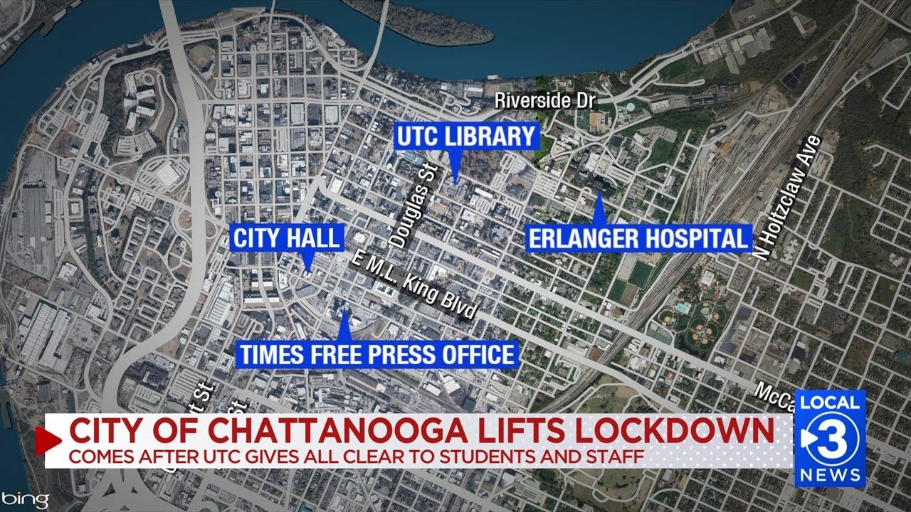 City of Chattanooga was on lockdown following shooter threat at UTC